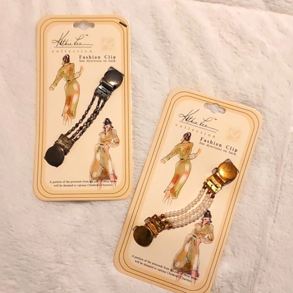 Vintage Kathie Lee Collection Fashion Clip 2-bundle
